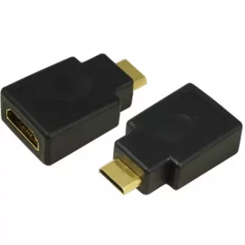 Kabeļa savienotāja adapteris HDMI C LogiLink AH0009 melns
