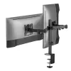 Monitora sienas stiprinājums SBOX LCD-352/2-2 13–32 collu ekrāniem, dubultā svira, 2×8 kg slodze, VESA 100×100