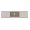 TV skapis MALWA 140 no top e shop — 1400×400×360 mm, kašmira lamināts, 2 durvis, 1 plaukts