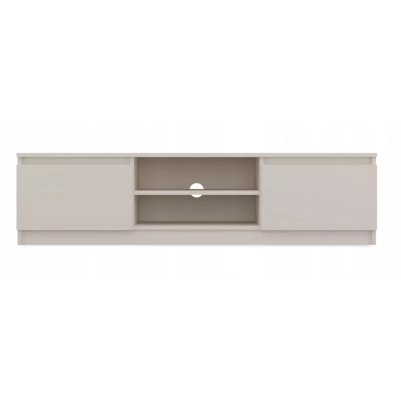 TV skapis MALWA 140 no top e shop — 1400×400×360 mm, kašmira lamināts, 2 durvis, 1 plaukts