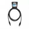 USB kabelis IBOX IKU2D 1,8 m — USB A uz USB B, USB 2.0, melns