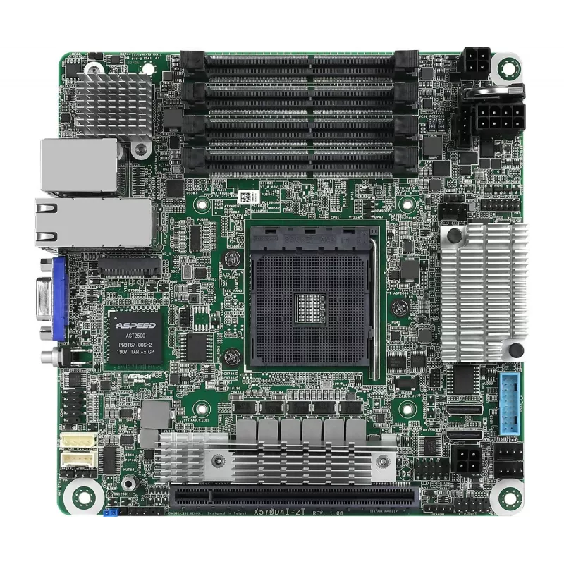 ASRock X570D4I-2T mātesplate AMD X570 ligzda AM4 Mini ITX