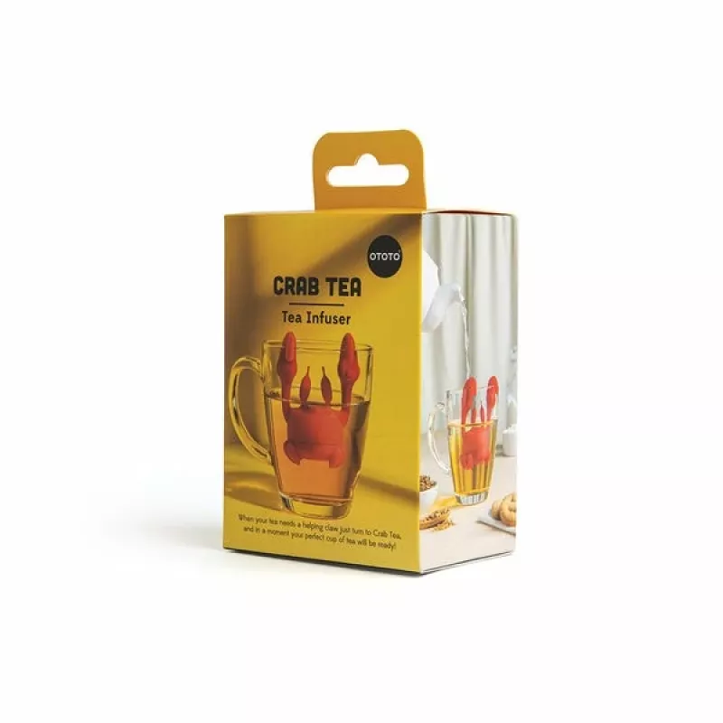 Silicone Tea Infuser Ototo Design OT973 Red 66mm 81mm