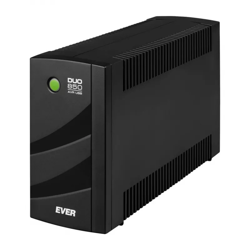 UPS EVER Ever Duo 850 PL T/DAVRTO-000K85/01 850VA Line-Interactive, 550W, AVR, 3 maiņstrāvas ligzdas, 12V 2×5Ah, Tornis