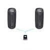 Pārnēsājams skaļrunis MANTA SPK130GO BT — Bluetooth 5.0, TWS, FM, 10W RMS, uzlādējams (melns, 8×8×19 cm)