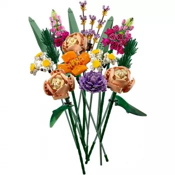 LEGO 10280 Icons Flower Bouquet Artificial Flowers Set for Adults Decorative Home Accessories Gift Idea for Women Men Her & Him Wife or Husband
