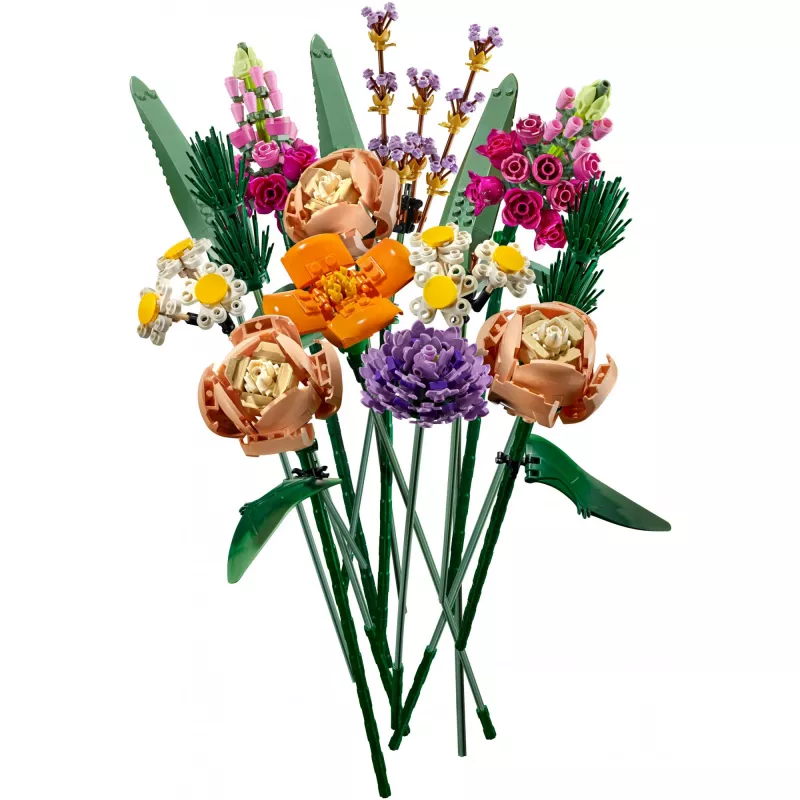 LEGO 10280 Icons Flower Bouquet Artificial Flowers Set for Adults Decorative Home Accessories Gift Idea for Women Men Her & Him Wife or Husband