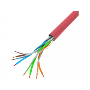 Tīkla kabelis LANBERG LCU5-10CC-0305-R U/UTP Cat5e 305 m Sarkans CCA PVC