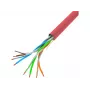 Tīkla kabelis LANBERG LCU5-10CC-0305-R U/UTP Cat5e 305 m Sarkans CCA PVC