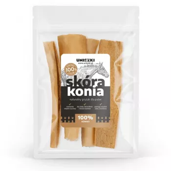 UNISZKI Zirga āda - Kārums suņiem - 100g