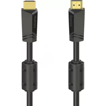 Hama 00205010 HDMI kabelis 15 m HDMI Type A (Standard) Melns