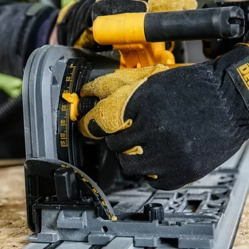 DEWALT DCS520T2 pārnēsājamais ripzāģis 54V 2x XR FLEXVOLT 6Ah TSTAK melns, dzeltens