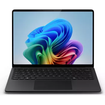 Microsoft Surface Laptop 7 Copilot+ PC Qualcomm Snapdragon X1E-80-100 38,1 cm (15) Touchscreen 16 GB LPDDR5x-SDRAM 1 TB SSD Wi-Fi 7 (802.11be) Windows 11 Home Melns (ZYT-00030)
