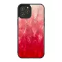 Aizsargājošs telefona maciņš iKins Apple iPhone 12 / 12 Pro, rozā ezera krāsa ar melnu apdari