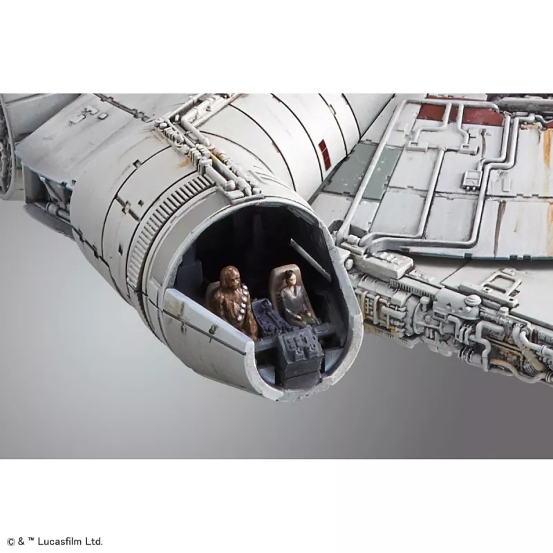 REVELL Millennium Falcon modeļa komplekts mērogā 1:144 — plastmasas kosmosa kuģa salikšana