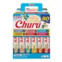 Mitrā kaķu barība INABA Churu 80P Tunas recepte — 80 tūbiņas x 14 g