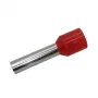 Gofrēts izolēts gala uzgalis 10mm²/7AWG vadam, varš, sarkans, 100 gab.