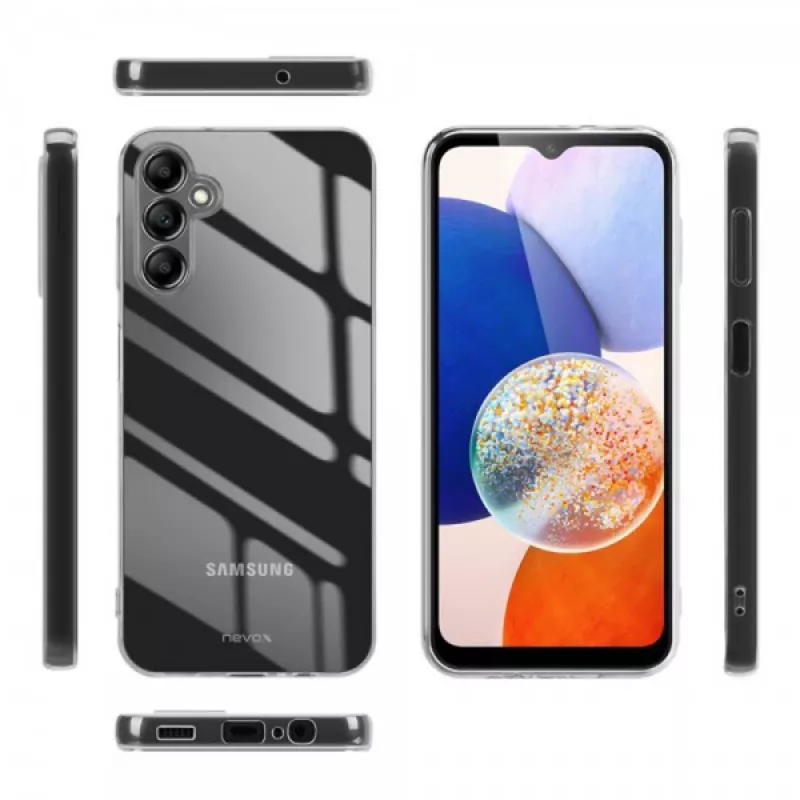 Nevox elastīgs aizsargvāciņš Samsung Galaxy A17 5G — caurspīdīgs, modelis 2573