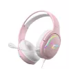 Austiņas Subsonic Spectra LED spēļu austiņas Sweety Pink