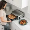 Ninja SP101 Single 10 L brīvstāvoša 2400 W karstā gaisa fritieris melna, nerūsējošais tērauds