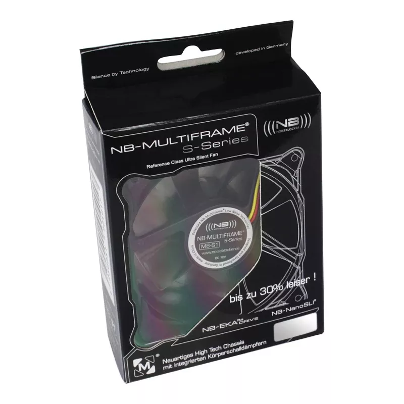 Noiseblocker MultiFrame M8-2 ventilators