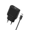Lādētājs Beline Beli02168 25W USB-C ar USB-C kabeli, melns