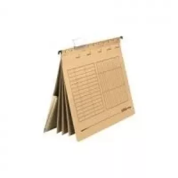 Herlitz piekarināmā mape A4 10843860 — kartona brūna, A4 formāts, Zilais eņģelis