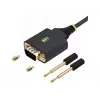 StarTech.com 13 pēdas (4 m) 2 portu USB–RS232 adaptera kabelis, maināmas DB9 skrūves/uzgriežņi, COM porta atkārtota piešķiršana, USB-A uz DB9 RS232, FTDI, 4. līmeņa ESD aizsardzība, Windows/macOS/ChromeOS/Linux – izturīga TPE konstrukcija