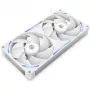 NZXT F280X RGB 140mm ARGB korpusa ventilatori – balti, 2 iepakojumā