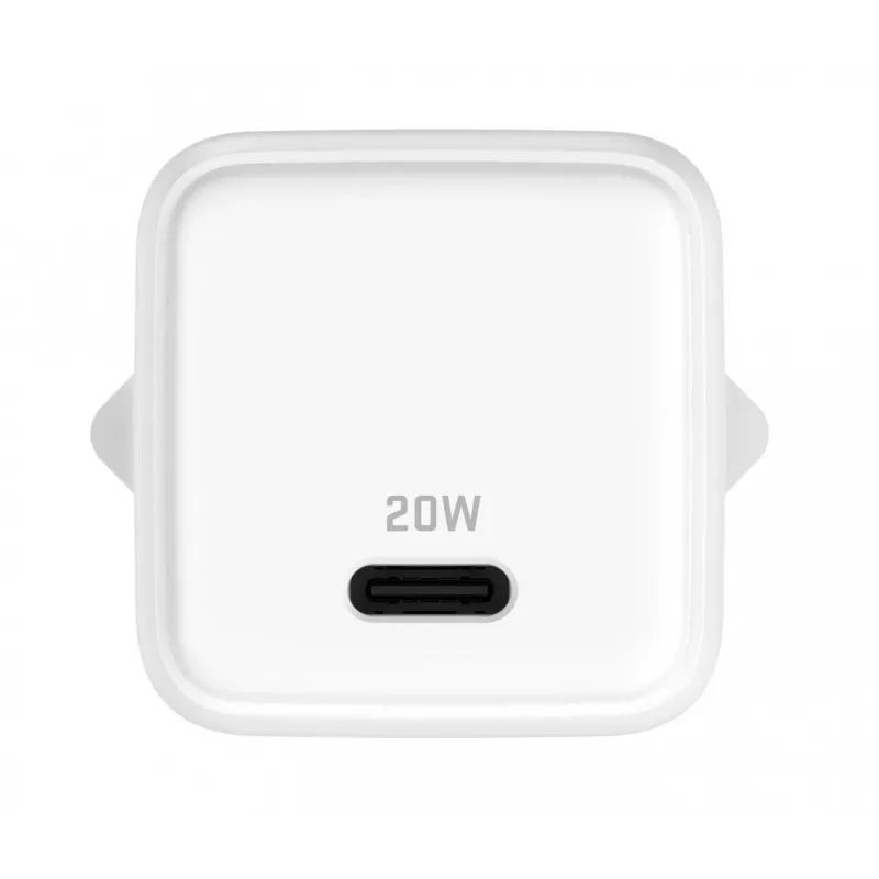 USB‑C sienas lādētājs YENKEE YAC G20 20W 3A Power Delivery