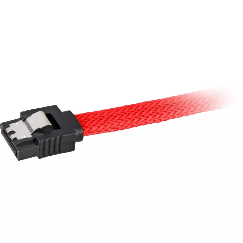 SATA kabelis Sharkoon SATA 3 0,45m 7-pin Melns Sarkans