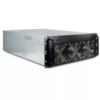 Datora korpuss Inter-Tech 88887236 Rack Melns, pelēka