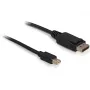 Displayport kabelis DeLOCK 82698 1m mini DisplayPort uz Displayport melns
