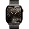 Apple Watch Series 10 GPS + Cellular 46mm Slate Titanium Case ar Slate Milanese Siksniņu - M/L (MWYW3QF/A)