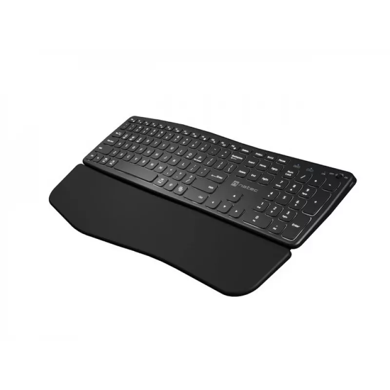 NATEC PORIFERA tastatūra Mājai/Birojam Bluetooth QWERTY US International Melna