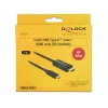 Video kabeļa adapteris DeLOCK 85290 USB Type-C uz HDMI 1m melns
