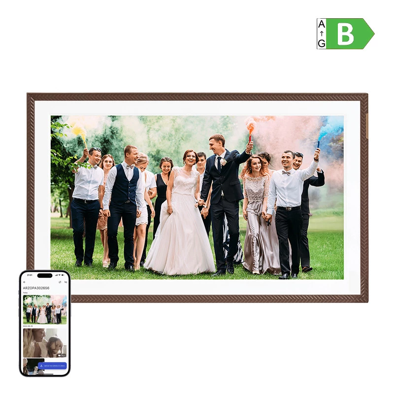Arzopa D156 (brūns) 15,6 collu digitālais foto rāmis