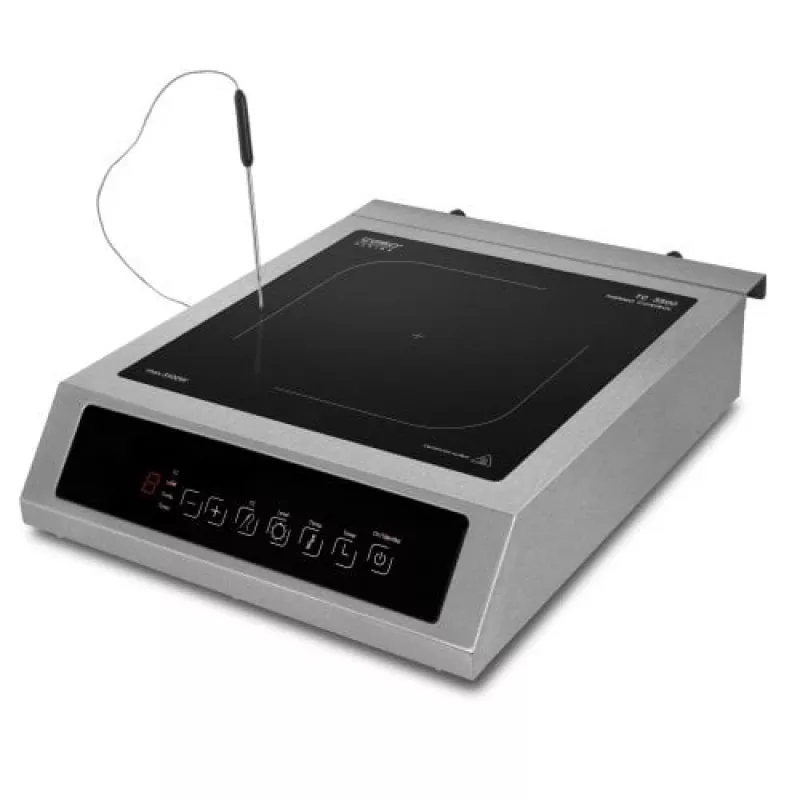 Caso | Thermo Control Hob | TC 3500 | Degļu/gatavošanas zonu skaits 1 | Skārienjutīga vadība | Melns/nerūsējošais tērauds | Indukcija