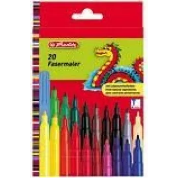 Flomāsteri Herlitz 08649238 Daudzkrāsains 20 gab. 2 mm biezums