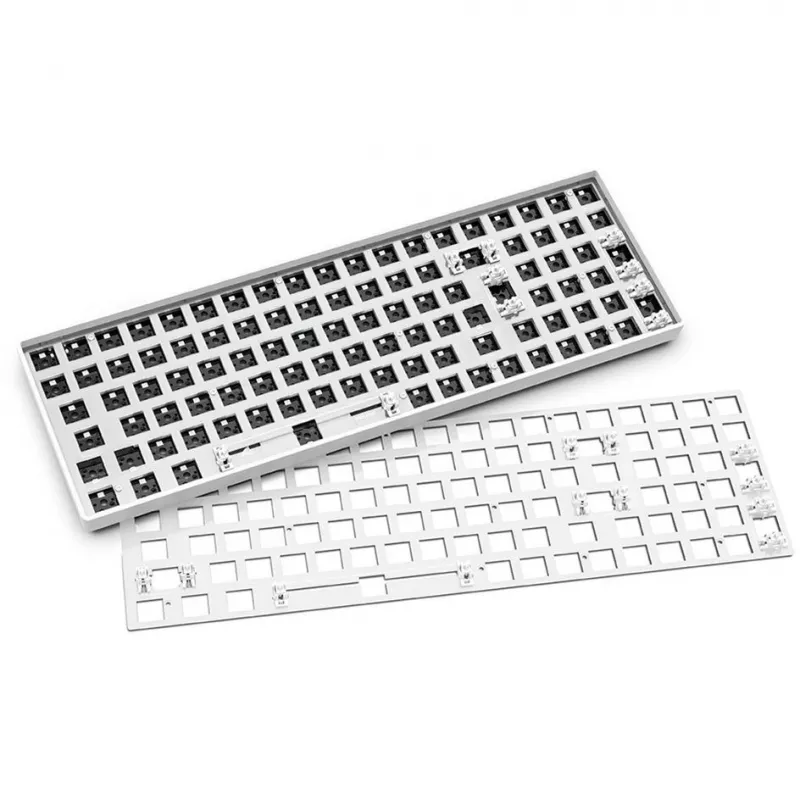 Sharkoon SKILLER SGK50 S2 balta mehāniskās tastatūras komplekts bez slēdžiem un taustiņiem