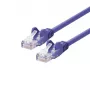 Tīkla kabelis LOGON TCU55U100V Cat5e U/UTP (UTP) violeta 10 m RJ-45–RJ-45