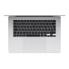 MacBook Air 15, sudraba, M4 (10-CPU/10-GPU), 16GB, 512GB, vācu, 35W Dual USB-C Port barošanas adapteris, MW1H3D/A