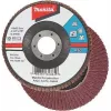 Makita - slīpēšanas disks - kokam, metālam, plastmasai, krāsainajiem metāliem - 125 mm - Graudainība: A40 - Makita GA005GZ, GA008GM201, GA008GZ, XGT GA005GZ (D-27084)