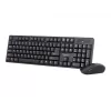 Tastatūras un peles komplekts melns/bezvadu