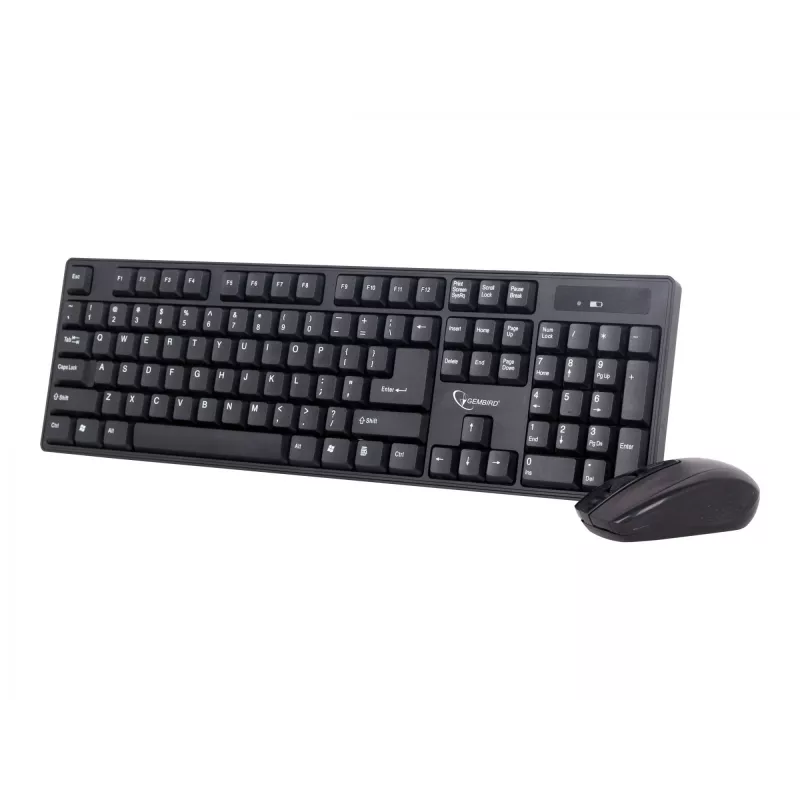 Tastatūras un peles komplekts melns/bezvadu