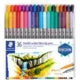 Felt Pen Staedtler 3200 Fine/Extra Bold Multicolour 36 gab.