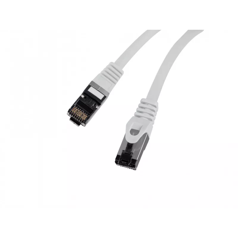 Patchcord cat.8.1 S/FTP CU 5m fluke passed pelēks