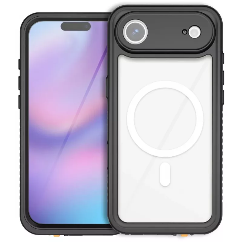 Cover 4smarts iPhone 17 Air 16.8 cm melna caurspīdīga