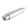 Microconnect XLRFG kabeļa pārejas adapteris XLR (3-pin) RCA Sudraba