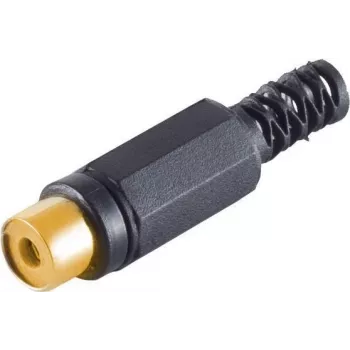RCA savienotājs ShiverPeaks BS51500-SG Melns